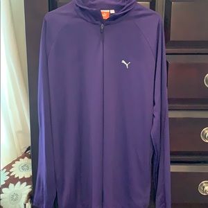 Puma half zip long sleeve golf shirt